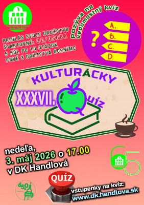 XXXVII. KULTURÁCKY QUÍZ