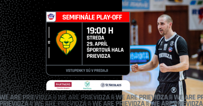 SEMIFINÁLOVÝ SÚBOJ 🔥 BC Prievidza - Patrioti Levice (2. zápas semifinále TIPOS SBL)