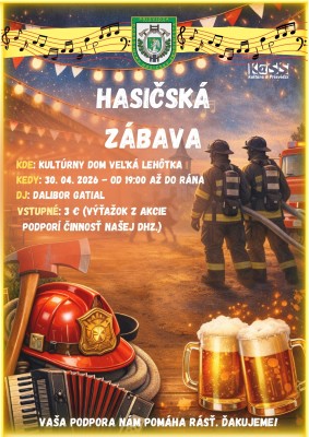 HASIČSKÁ ZÁBAVA - MAJÁLES