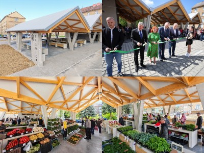 Foto a video: Zanedbané miesto je minulosťou: Prievidza otvorila zrekonštruovanú tržnicu za pol milióna eur