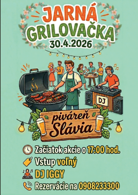 Jarná grilovačka v Slávii Bojnice