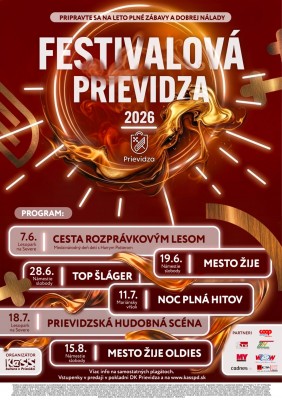 FESTIVALOVÁ PRIEVIDZA 2026