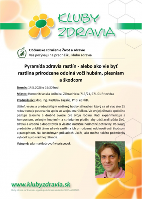 Pyramída zdravia rastlín