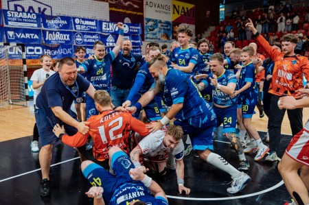 Foto semifinále hádzaná: Bojnice zdolali Považskú Bystricu 28:27 a vedú v sérii 2:1 2