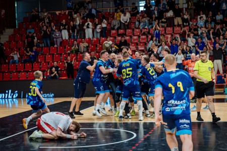Foto semifinále hádzaná: Bojnice zdolali Považskú Bystricu 28:27 a vedú v sérii 2:1 10