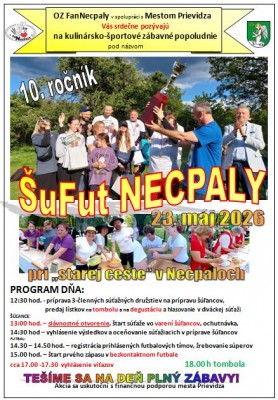 ŠuFut Necpaly 2026