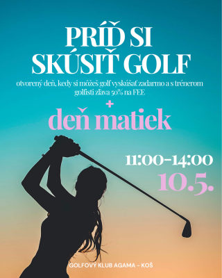 Otvorený deň na golfe + deň matiek