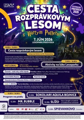 Festivalová Prievidza 2026 - Cesta rozprávkovým lesom s Harrym Potterom