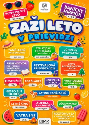 ZAŽI LETO V PRIEVIDZI