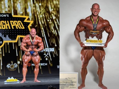 Fantastický kulturista Michal "Križo" Križánek z Prievidze v Pittsburghu nedal súperom šancu a bral zlato.