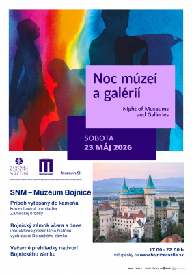 Noc múzeí a galérií 2026 - Bojnický zámok