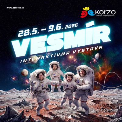VESMÍRNA VÝSTAVA V OC KORZO PRIEVIDZA