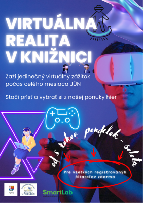 JÚN VO VIRTUÁLNEJ REALITE V KNIŽNICI!