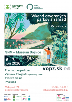 Víkend otvorených parkov a záhrad