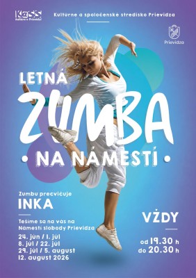 LETNÁ ZUMBA NA NÁMESTÍ