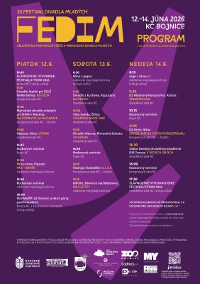 FEDIM – Festival divadla mladých 2026