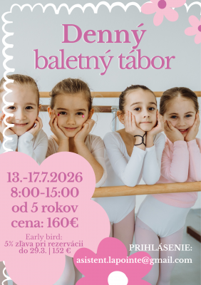 Baletný tábor pre deti od 5 rokov