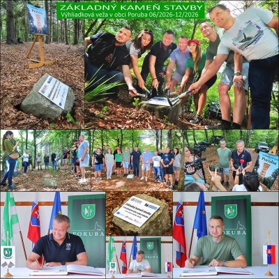 Foto: Poklepaním základného kameňa sa oficiálne odštartovala výstavba Vyhliadkovej veže na Magure