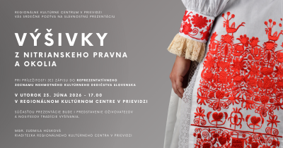 Výšivky z Nitr. Pravna a okolia