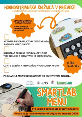 SMARTLAB MENU PRE DRUŽINY A TÁBORY