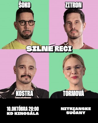 SILNÉ REČI stand-up comedy show
