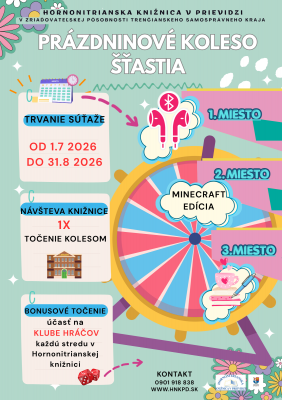 PRÁZDNINOVÉ KOLESO ŠŤASTIA