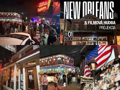 New Orleans & filmová hudba projekcia