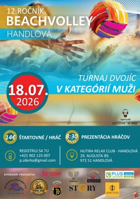 Beach volley Handlová 2026