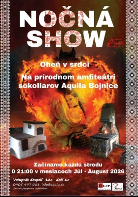 OHEŇ V SRDCI - Nočná show - Bojnice