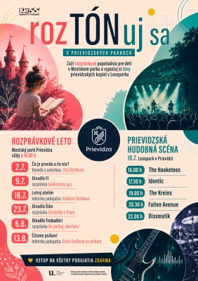 rozTÓNuj sa v prievidzských parkoch