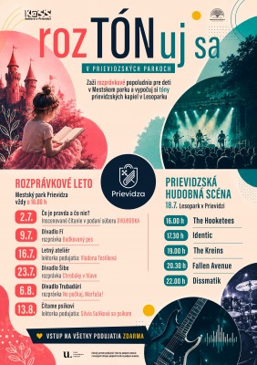 rozTÓNuj sa v prievidzských parkoch