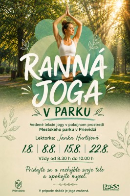 RANNÁ JOGA V PARKU