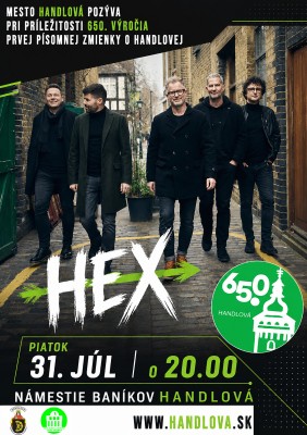 Koncert HEX - Handlová 2026