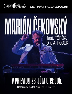 Koncert Marián Čekovský a hostia - Prievidza 2026