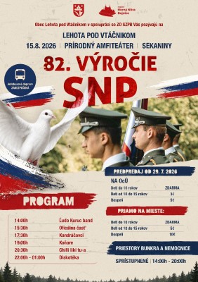 Oslavy 82. výročia SNP - Chiki liki tu-a, Kandráčovci a ďalší