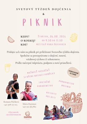 🌿 Svetový týždeň dojčenia: Piknik v parku 🌿