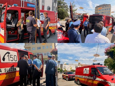 FOTO: Dobrovoľní hasiči z Veľkej Lehôtky dostali nové zásahové vozidlo. Pomôže pri požiaroch aj ďalších zásahoch