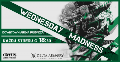 Wednesday Madness | Každú stredu o 18:30 | Downtown Aréna Prievidza