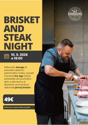 Steakový večer s Georgom 10.9.2026