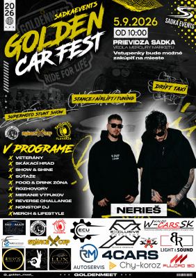 Golden Car Fest - Prievidza 2026