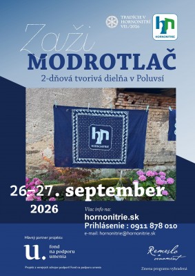 ZAŽI MODROTLAČ - tvorivá dielňa