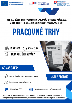 Pracovné trhy Nováky