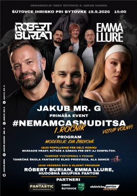 #NEMAMCASNUDITSA - EVENT - Šútovce