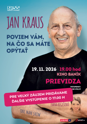 Jan Kraus - One man show I Prievidza