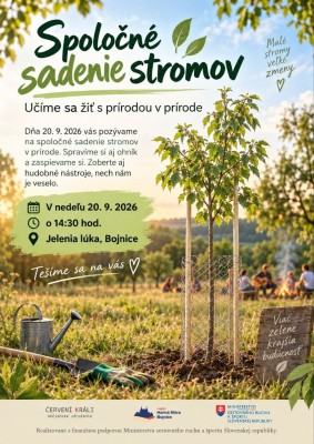Spoločné sadenie stromov v Bojniciach
