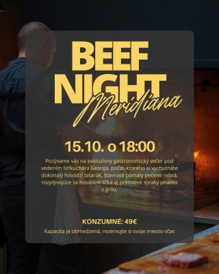 Steakový večer s Georgom 15.10.2026