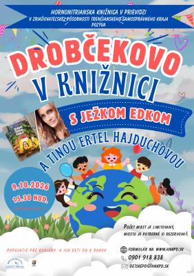 DROBČEKOVO V KNIŽNICI S JEŽKOM EDKOM
