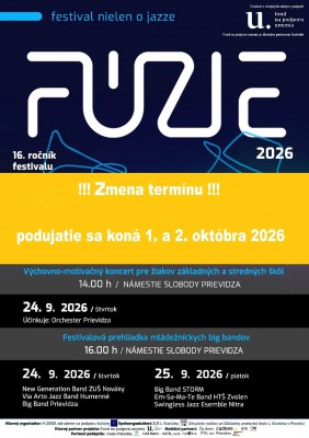 FÚZIE - Festival nielen o jazze 2026 - Prievidza