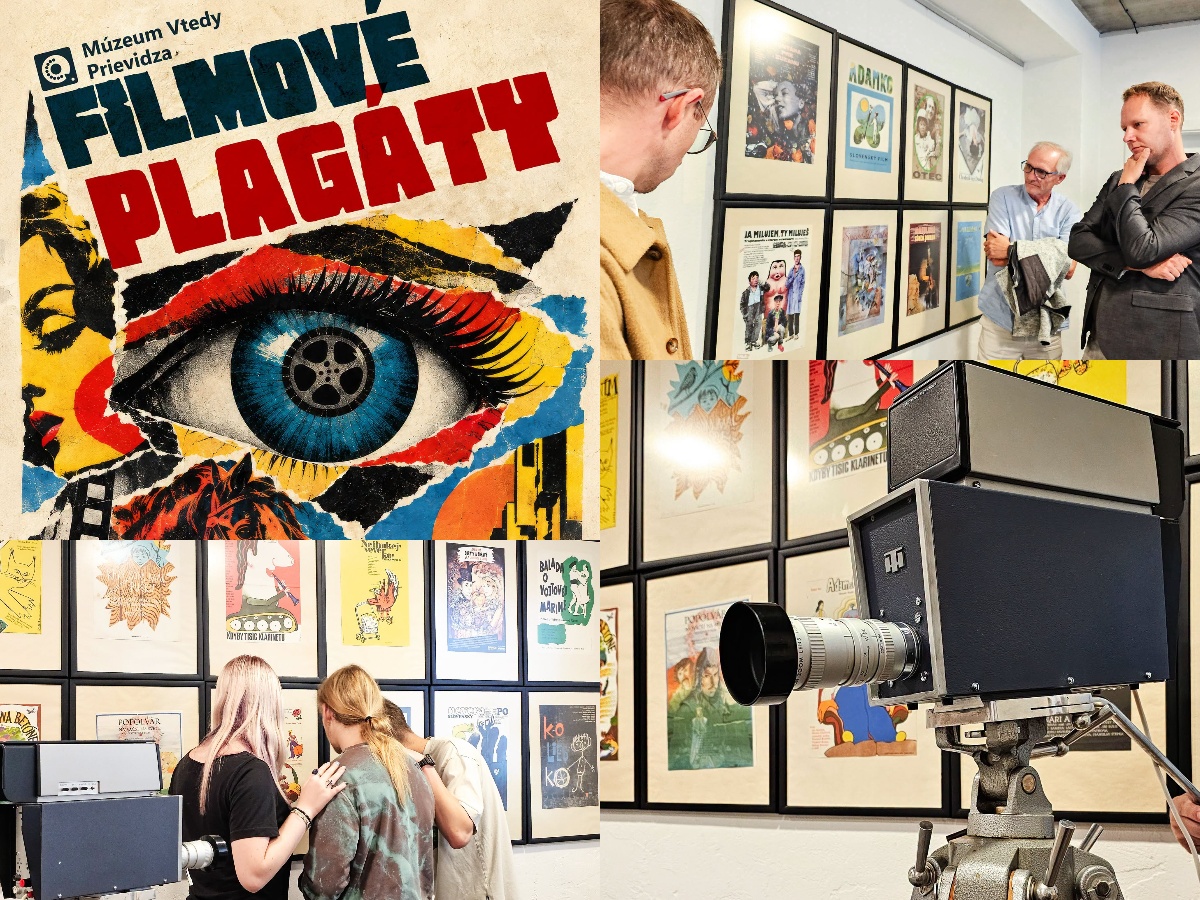 Múzeum Vtedy v Prievidzi vystavuje 60 originálnych filmových plagátov zo zlatej éry československej kinematografie