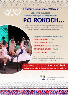 PO ROKOCH - festival seniorských folklórnych súborov